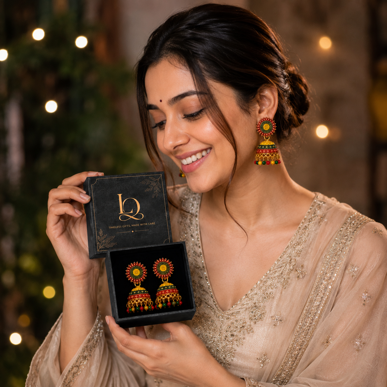 LOVIQ Noor Jhumka.